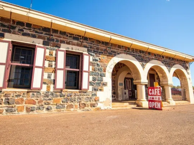 Cafe in Cossack, abandoned town in WA.