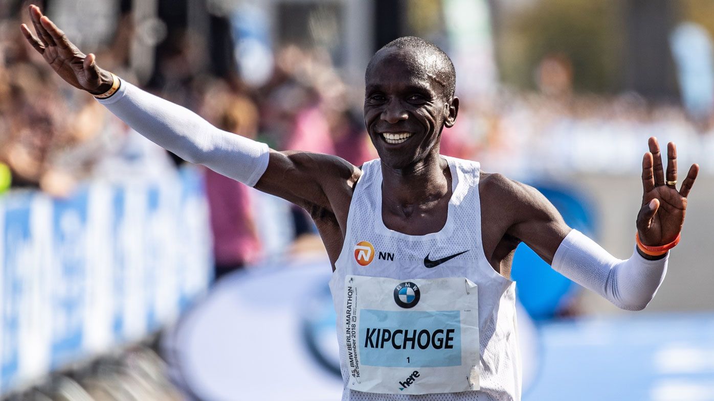 Kenyan Eliud Kipchoge shatters world record after winning Berlin marathon