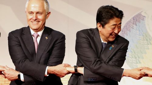 Trade and troops on the agenda for Turnbull's Japan visit