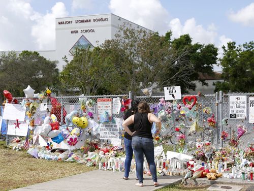 The high school is set to reopen on Wednesday (local time). (AAP)