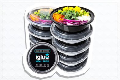 9PR: Igluu Meal Prep Round Plastic Reusable Containers