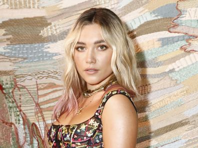 Florence Pugh attends the Christian Dior  Haute Couture Fall/Winter 2021/2022 show as part of Paris Fashion Week on July 05, 2021 in Paris, France. 