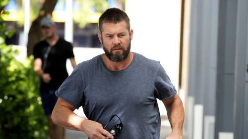 Ben Cousins pleads guilty to stalking and 10 other offences in Perth court 