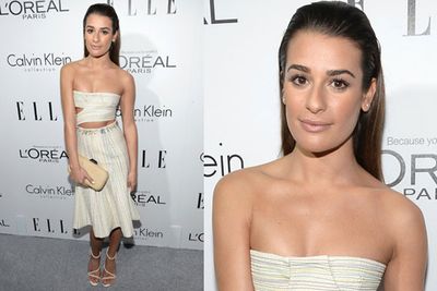When the actress arrived at <i>Elle</i>'s 20th Annual Women in Hollywood event during October 2013, the attention turned quickly towards her much smaller frame.<br/><br/>A source told gossip site Hollywood Life at the time that Lea's friends wanted "to make sure that she [would] eat" as she hadn't been eating as much since Cory's death.