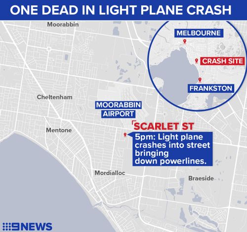 The crash unfolded just after 5pm yesterday. (9NEWS)