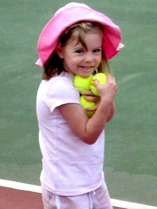 Missing British girl Madeleine McCann, who vanished on May 3, 2007 while on holiday with her family in the Algarve, south Portugal. 