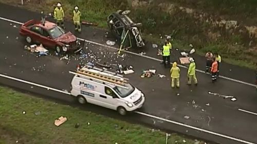 Three-car crash causes delays on Bruce Highway near Caboolture