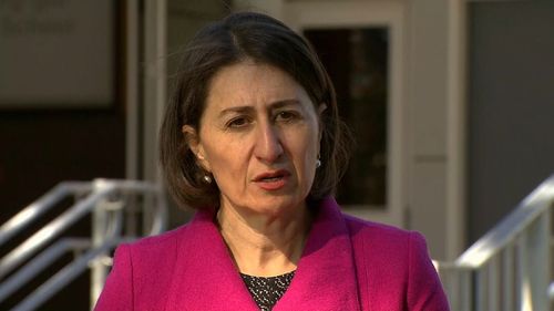 NSW Premier Gladys Berejiklian today.