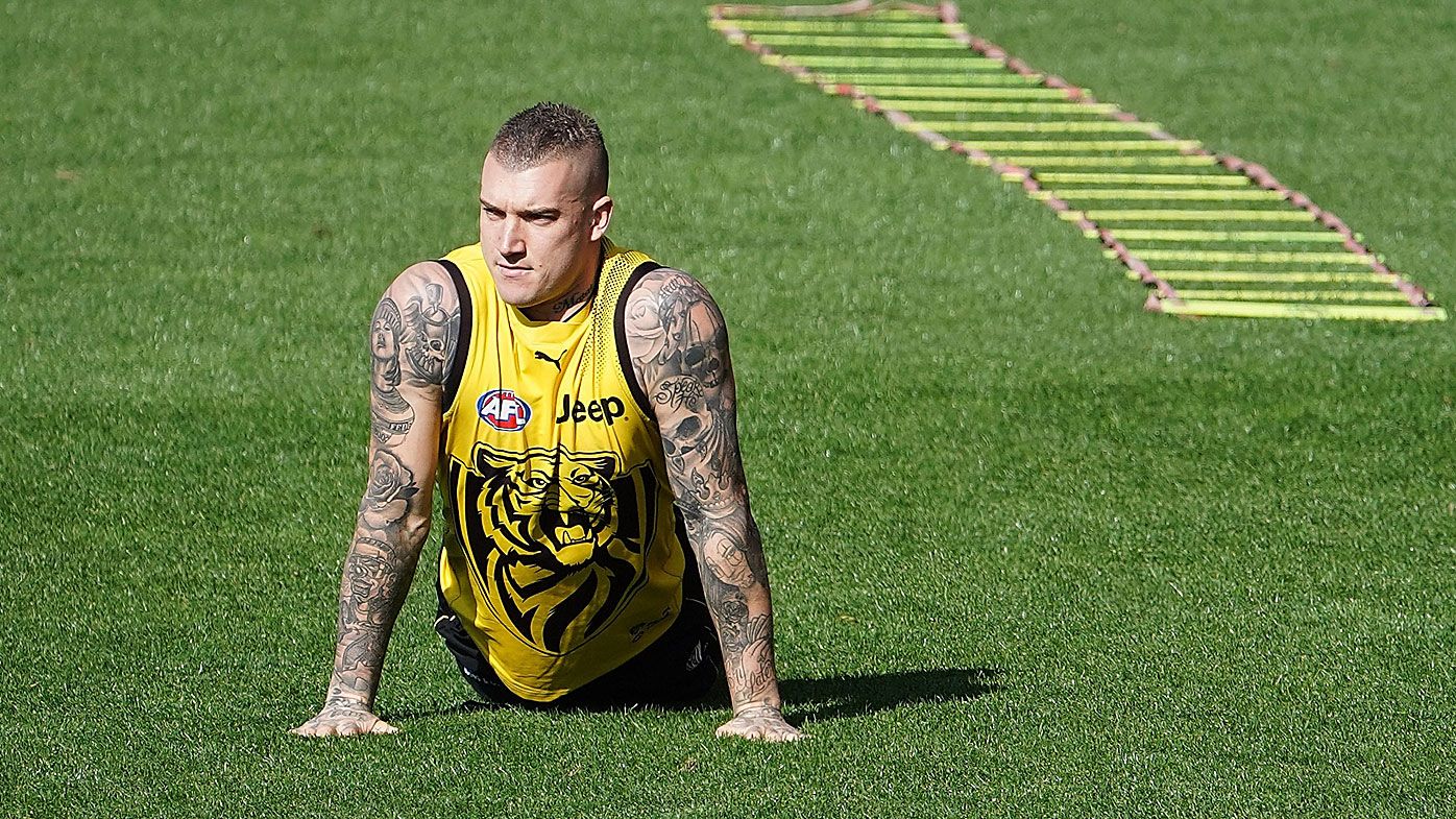 Richmond Tigers dismiss reports of 'significant knee issue' with Dustin Martin ahead of preliminary final against Collingwood
