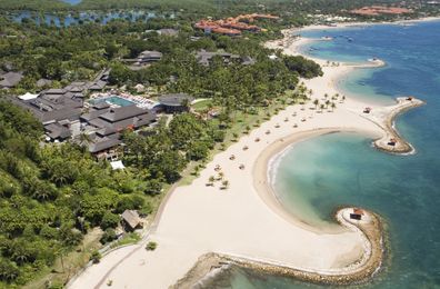 Club Med Bali aerial shot