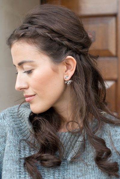 Use plaits to  make way for intricate earrings.