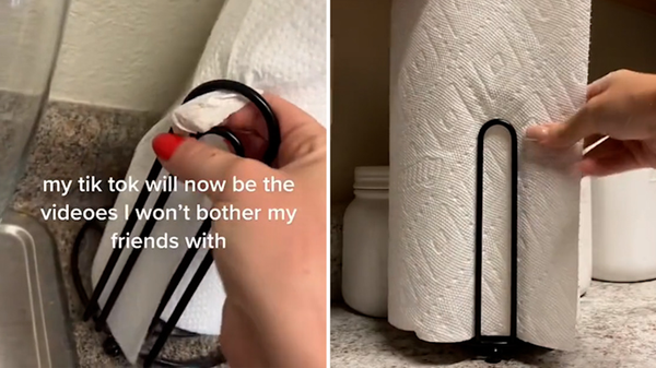 This Nifty Paper Towel Holder Saves Space—and It's Up to 42% Off