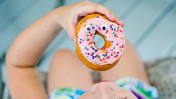Sweet spot: Remember sugary snacks provide empty calories. Image: Getty