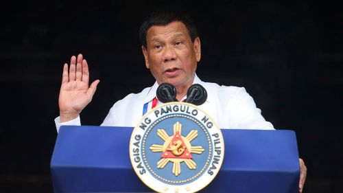 The Philippine president, notorious for having cursed the pope and world leaders like former US President Barack Obama, has sparked new outrage by calling God "stupid" in Asia's largest Catholic country. Picture: AP