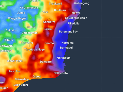 A previsão é que fortes chuvas caiam ao longo da costa de Nova Gales do Sul nos próximos sete dias.