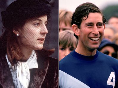 Amanda Knatchbull and Prince Charles pictured in 1979.