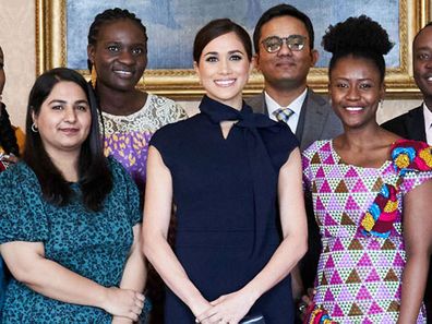 Meghan Markle meets with Commonwealth scholars