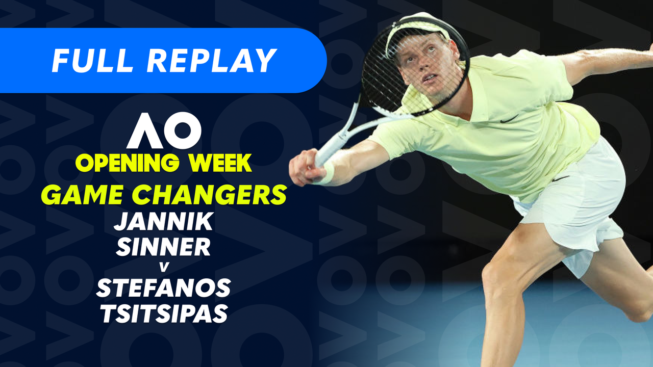 AO Opening Week Season 2025 Jannik Sinner v Stefanos Tsitsipas