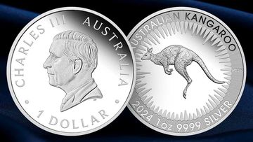 King Charles III silver $1 coin released by Perth Mint