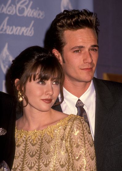 Shannen Doherty and Luke Perry