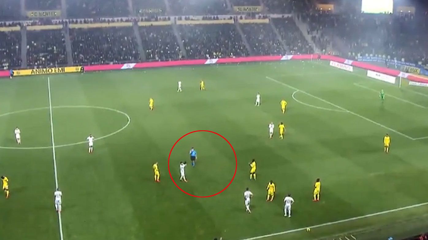 Nantes players and coach moved to tears after tribute to missing footballer Sala 