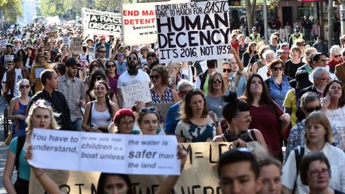 Refugee supporters rally across Australia for closure of Manus Island and Nauru detention centres