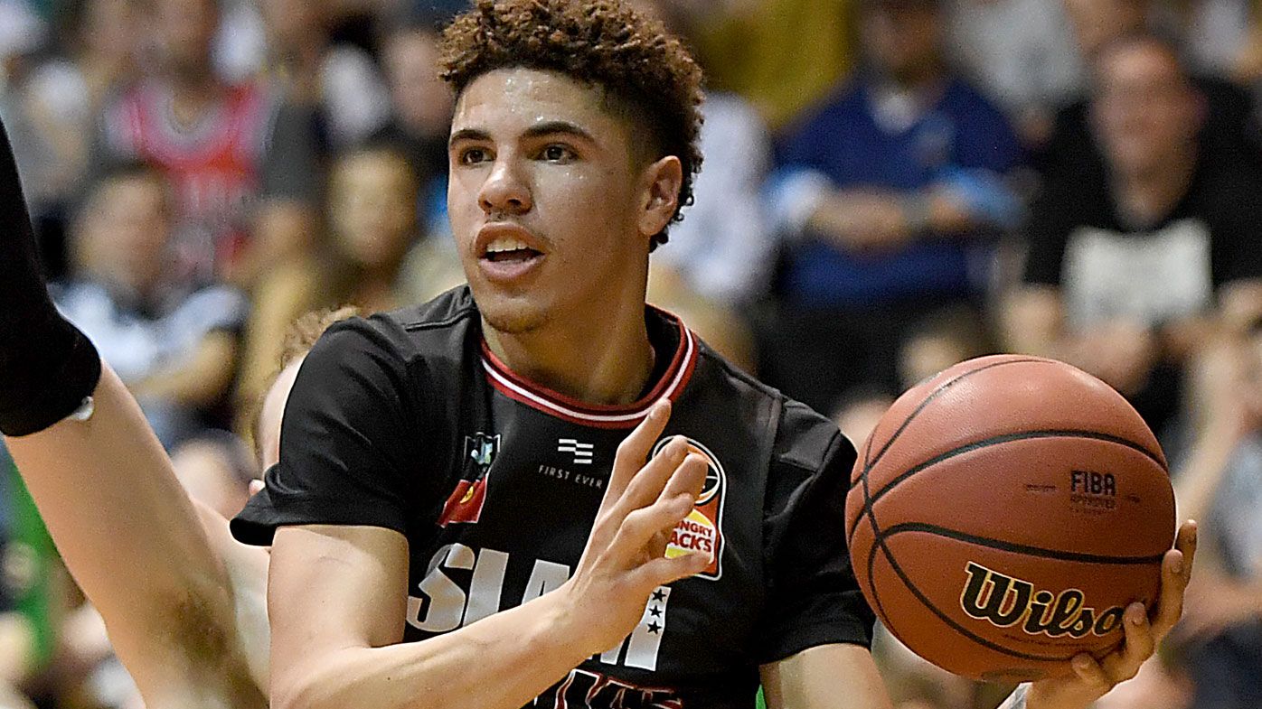 US teenager Lamelo Ball makes history during encouraging NBL debut