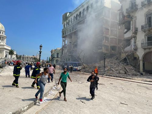 An explosion rocked Havana, Cuba Friday and destroyed the Hotel Saratoga. Cuban police and fire rescue were combing through the rubble looking for survivors. It was not clear what caused the explosion in the center of the city.