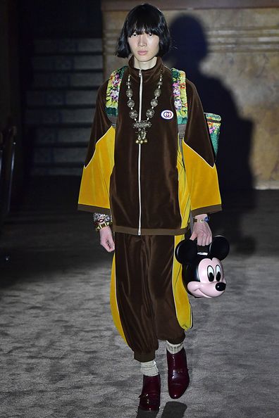 Gucci x Disney Mickey Mouse 3D-Print Plastic Bag