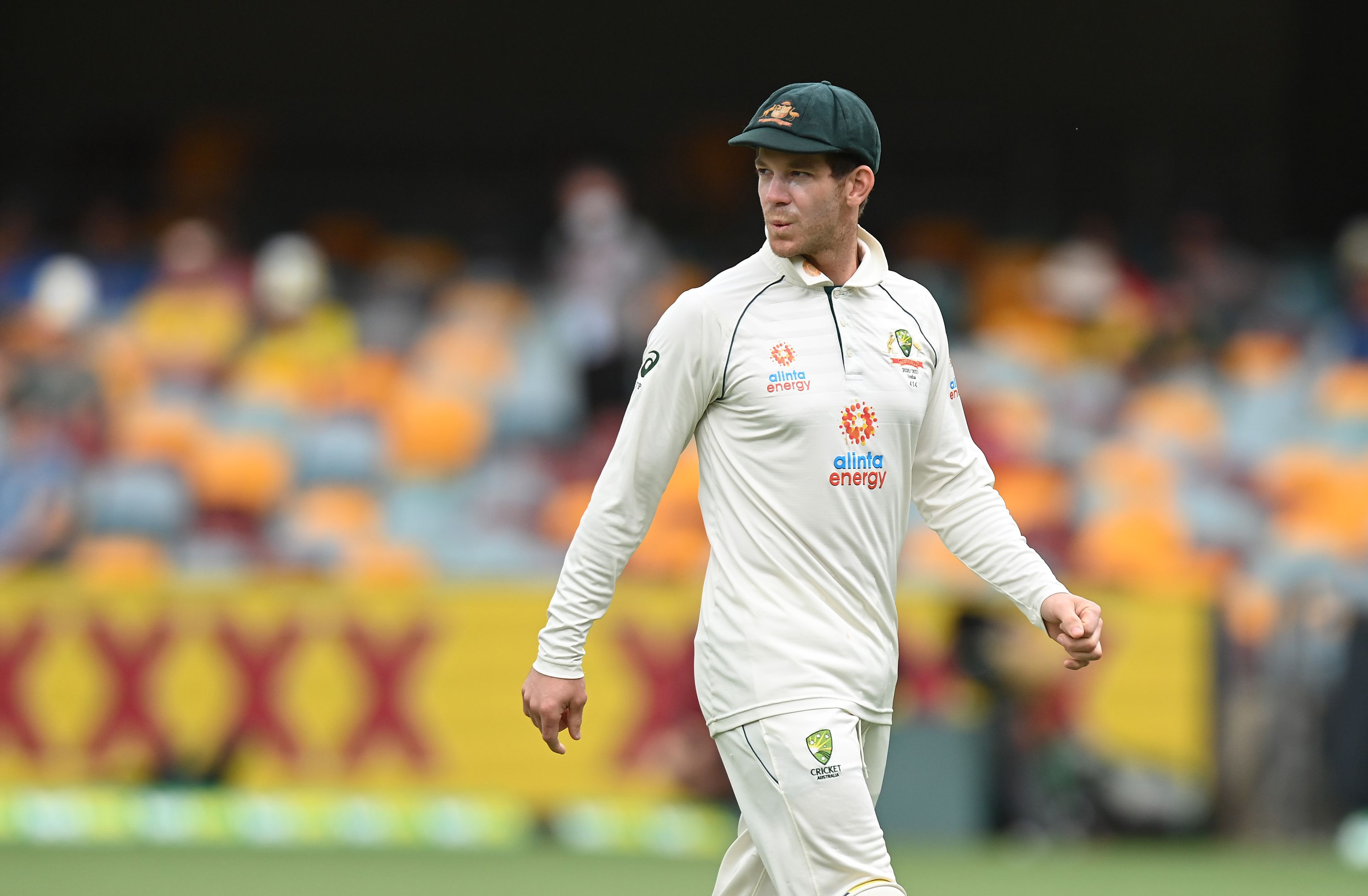 Tim Paine at The Gabba.