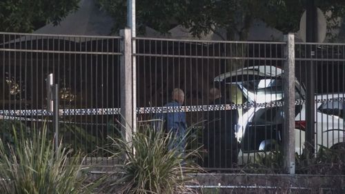 Emergency services were called to the car park of the Coomera Westfield on Foxwell Road about 1.25am today after a security guard found a 32-year-old woman with stab wounds.