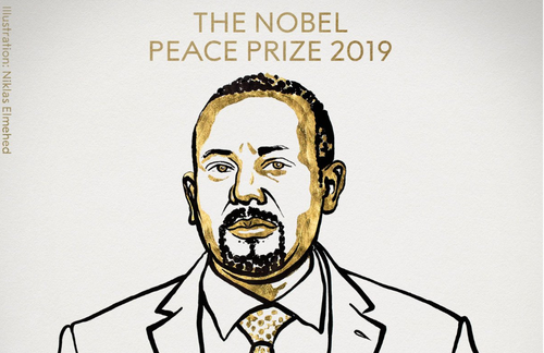 Abiy Ahmed announced 2019 Nobel Peace Prize winner