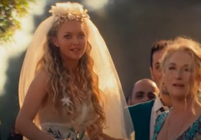 Sophie's wedding dress in Mamma Mia