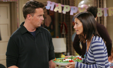 Monica Geller and Chandler Bing