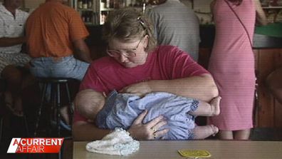 In 1993, Sandra Knox took on a tiny town in outback New South Wales after feeding her bub, Keegan, at the local RSL.