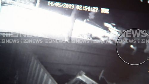 Dramatic footage has emerged of the moment police shot at an Ingle Farm man when he allegedly confronted them with a knife.