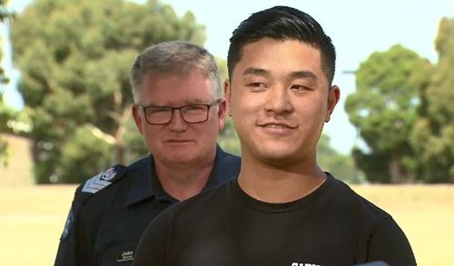 Mr Phan will be nominated for a bravery award. (9NEWS)