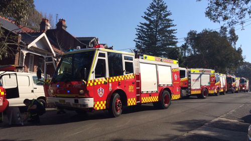 Fire crews battle unit blaze at McMahons Point in Sydney