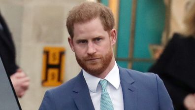 LONDON, ENGLAND - MARCH 09: Prince Harry, Duke of Sussex attends the Commonwealth Day Service 2020 on March 09, 2020 in London, England. (Photo by Neil Mockford/GC Images)