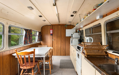 Charming three-bedroom shack with converted bus in Tasmania on offer for just $65,000.
