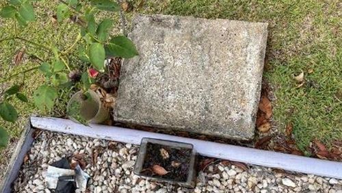 Gravestones allegedly stolen from cemeteries in Queensland.