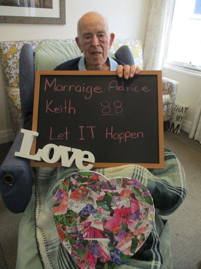Keith, 88: 'Let it happen'