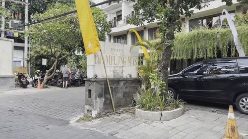 Police raised Troy and Tracey Smith's room at a resort in Legian, Bali. 