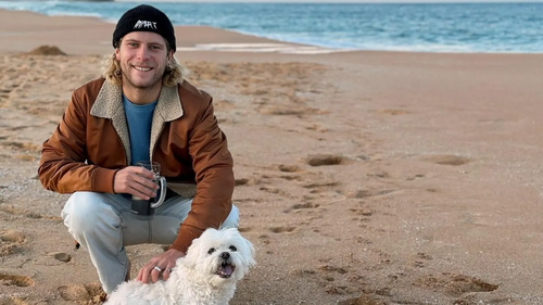 Andre De Ruyter was attacked in the water at a Manly beach on Monday.