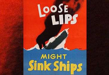 Seymour R Goff's "loose lips might sink ships" propaganda poster was produced by which distiller?