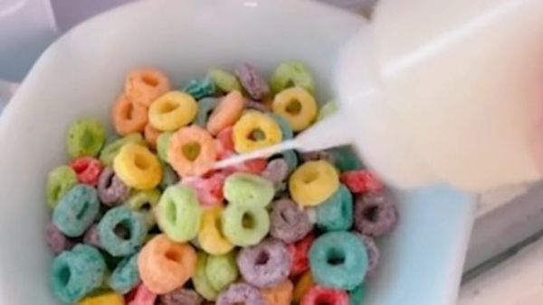 Mum makes hotel-style breakfast station for kids