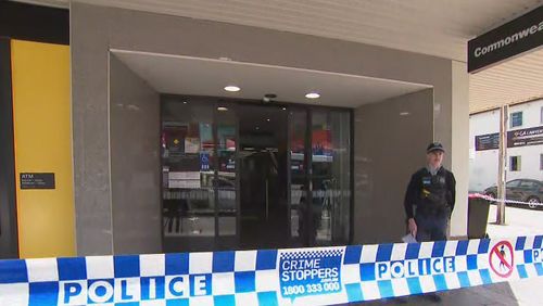 A woman has been arrested following an attempted armed robbery at a Commonwealth Bank in Kingsgrove.