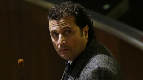 Costa Concordia captain Francesco Schettino in court. (AAP)