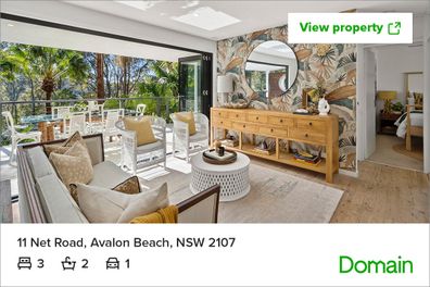 Auction Sydney northern beaches property Domain listing