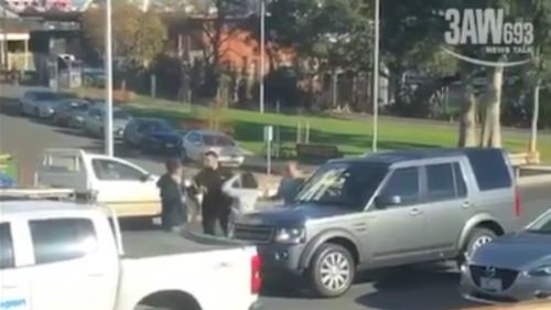 Four people were involved in the fight on Friday. (3AW)